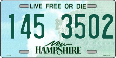 NH license plate 1453502
