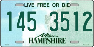 NH license plate 1453512