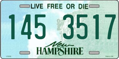 NH license plate 1453517