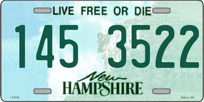 NH license plate 1453522