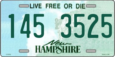 NH license plate 1453525