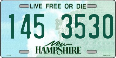 NH license plate 1453530