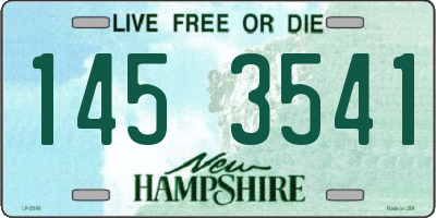 NH license plate 1453541