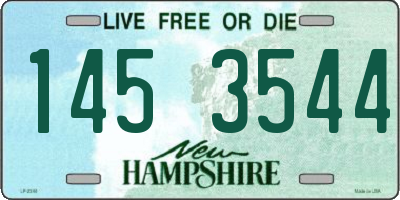 NH license plate 1453544