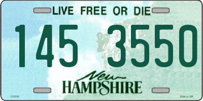 NH license plate 1453550