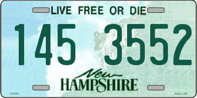 NH license plate 1453552