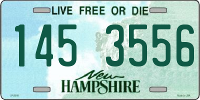 NH license plate 1453556