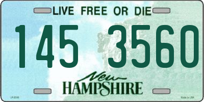 NH license plate 1453560