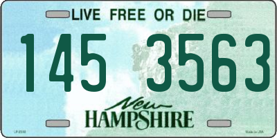 NH license plate 1453563
