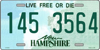 NH license plate 1453564