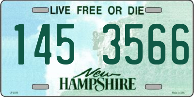NH license plate 1453566