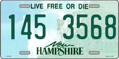 NH license plate 1453568