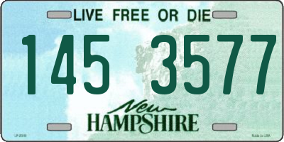 NH license plate 1453577