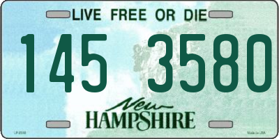 NH license plate 1453580