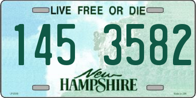 NH license plate 1453582