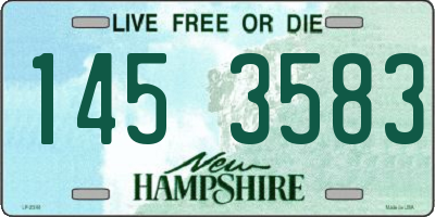 NH license plate 1453583