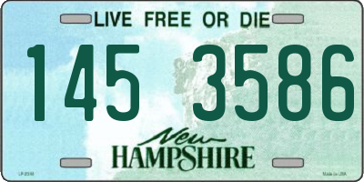 NH license plate 1453586