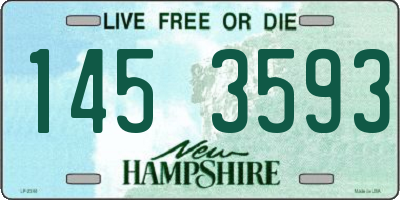 NH license plate 1453593