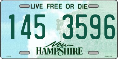 NH license plate 1453596