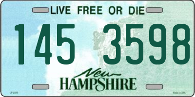 NH license plate 1453598