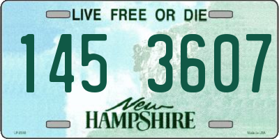 NH license plate 1453607