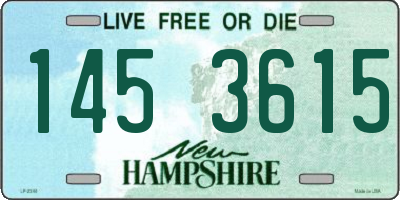 NH license plate 1453615