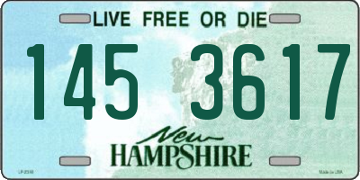 NH license plate 1453617