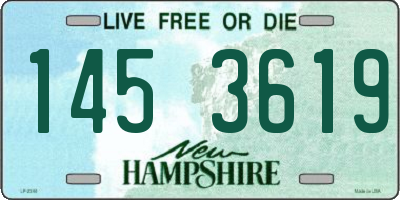 NH license plate 1453619
