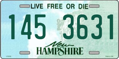 NH license plate 1453631