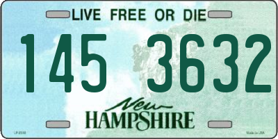 NH license plate 1453632