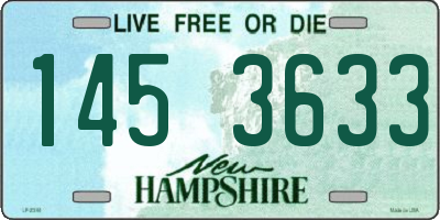 NH license plate 1453633