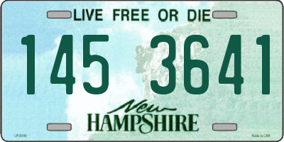 NH license plate 1453641
