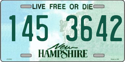 NH license plate 1453642