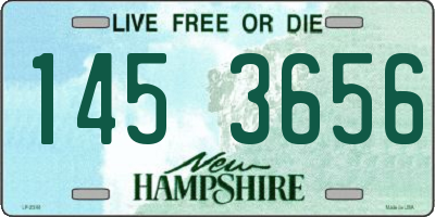 NH license plate 1453656