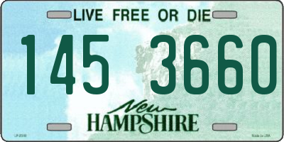 NH license plate 1453660
