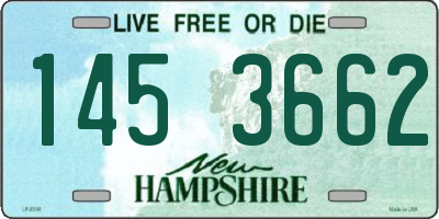 NH license plate 1453662