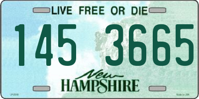 NH license plate 1453665