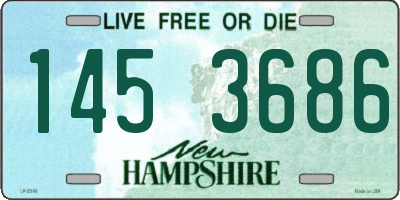 NH license plate 1453686