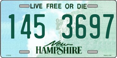 NH license plate 1453697