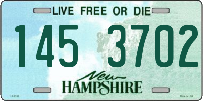 NH license plate 1453702
