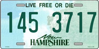NH license plate 1453717