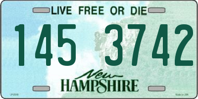 NH license plate 1453742
