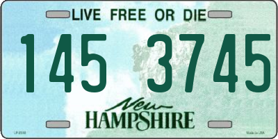 NH license plate 1453745