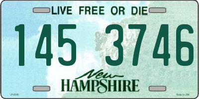 NH license plate 1453746