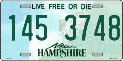 NH license plate 1453748