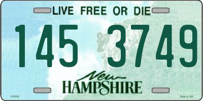 NH license plate 1453749