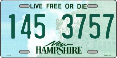 NH license plate 1453757