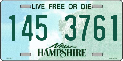 NH license plate 1453761
