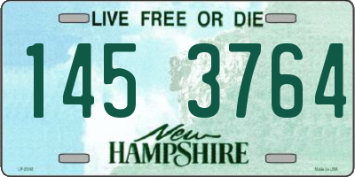 NH license plate 1453764