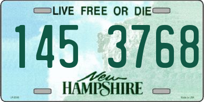 NH license plate 1453768